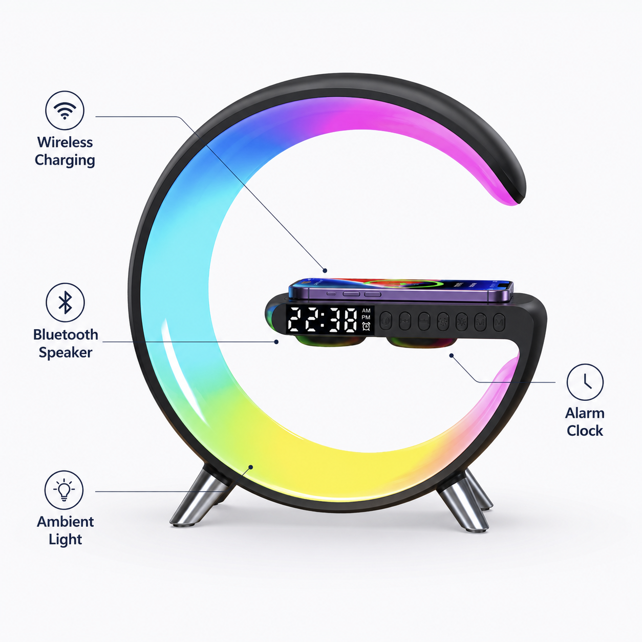 HaloCharge Smart Bedside Hub